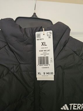 Women's Insulated Puffer Jacket - Black, XL